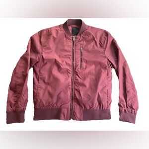 H & M Red Lightweight Bomber Zip Up Jacket | Men’s Small